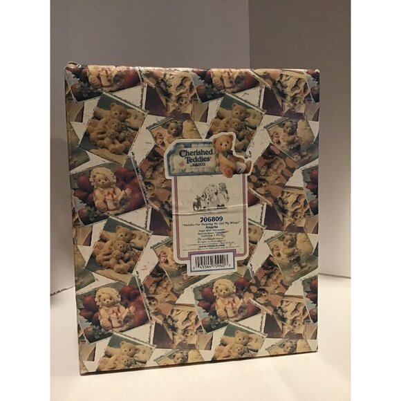 Cherished Teddies - Angela - Thanks For Helping Me Get My Wings #706809 - Picture 2 of 4